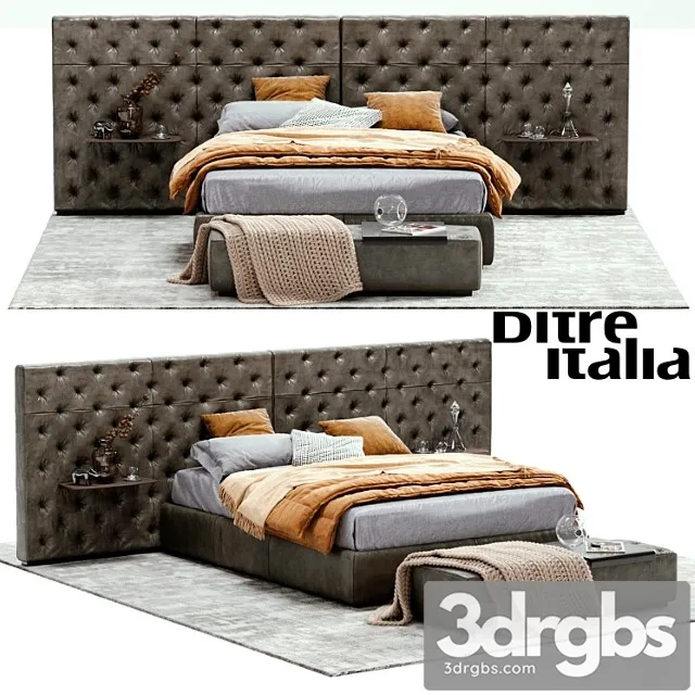 Ditre italia eclectico bed 2 3dsmax Download
