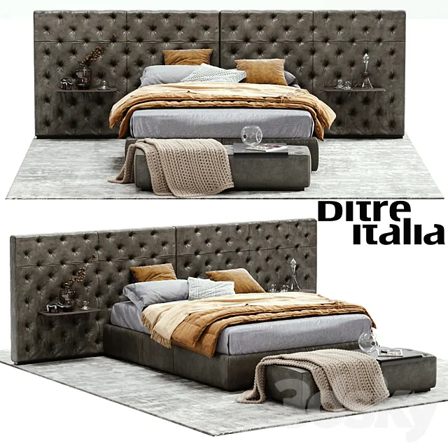 Ditre Italia ECLECTICO Bed 3ds Max