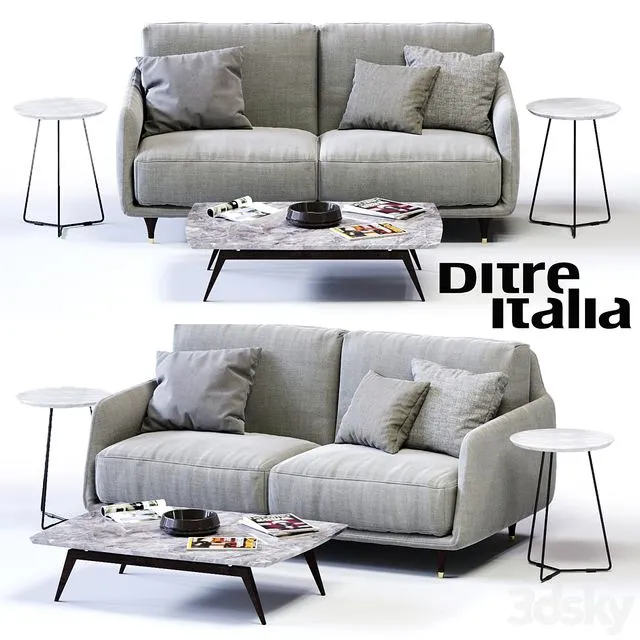 Ditre Italia ELLIOT 2-er Sofa 3dsMax Model