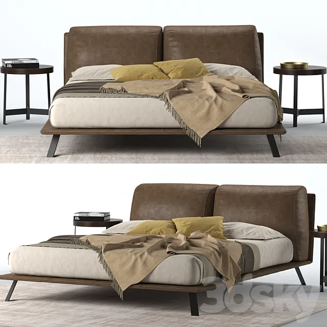 Ditre Italia Kanaha Bed 3ds Max