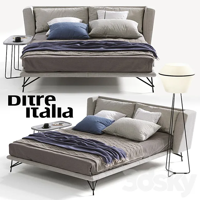 Ditre Italia LENNOX Bed 3ds Max