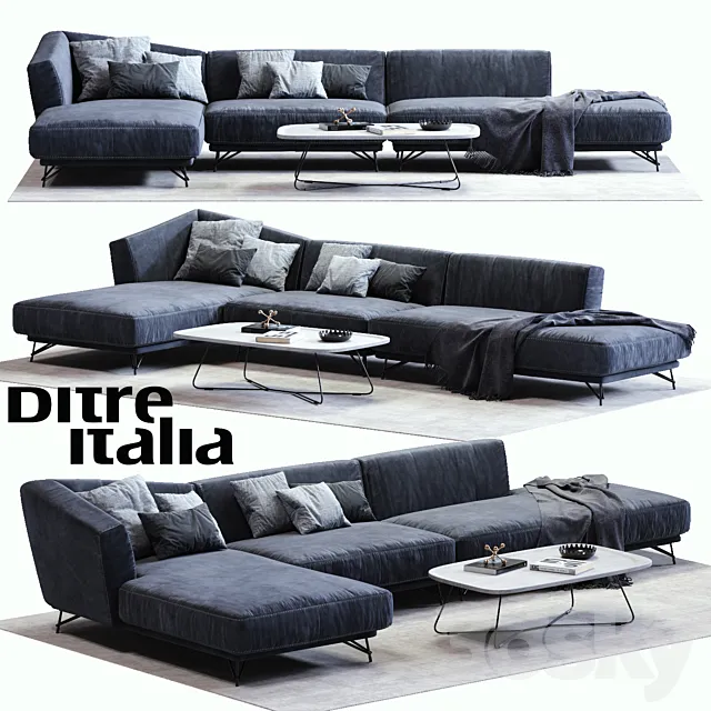 Ditre Italia LENNOX Sofa 02 3DSMax File
