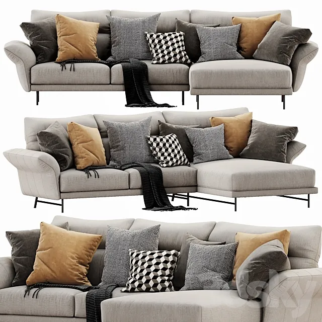 Ditre Italia On Line Chaise Lounge 3ds Max