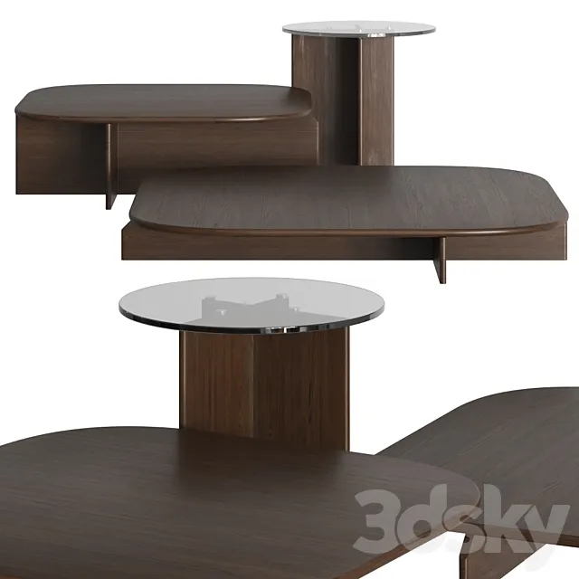 Ditre Italia Polyura Coffee Tables 3DSMax File