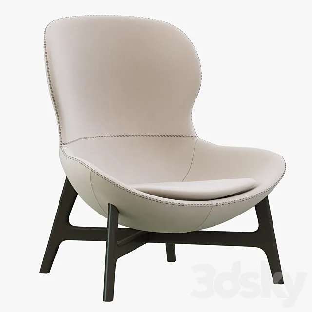 Ditre Italia Round Armchair 3DS Max Model