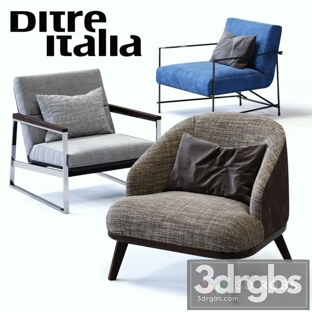 Ditre Italia Softy Armchair 3dsmax Download