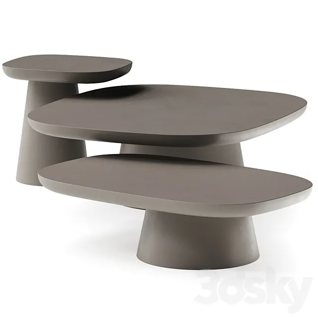 Ditre Italia Stone Coffee Table 3ds Max