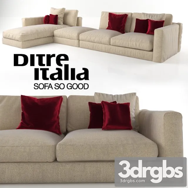 Ditre Italia Urban Sofa 3dsmax Download