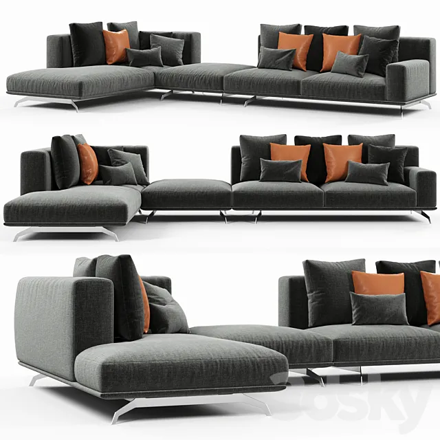 Ditreitalia Dalton sofa 3ds Max