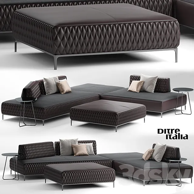 ditreitalia sanders air sofa 3DS Max Model