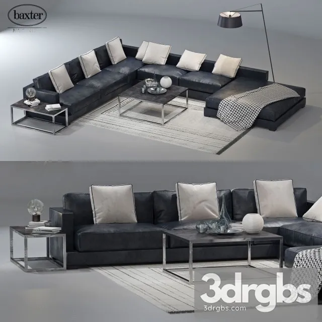 Divan Baxter Joyce Sofa 01 3dsmax Download
