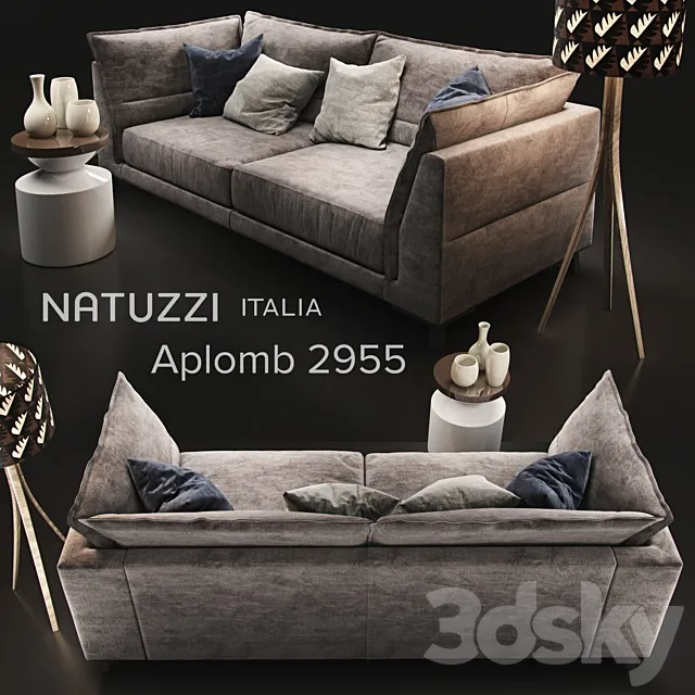Divan Natuzzi Aplomb 3ds Max