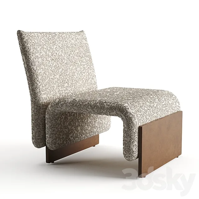 Diwan lounge chair 3ds Max