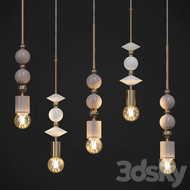 DIY pendant light 3ds Max