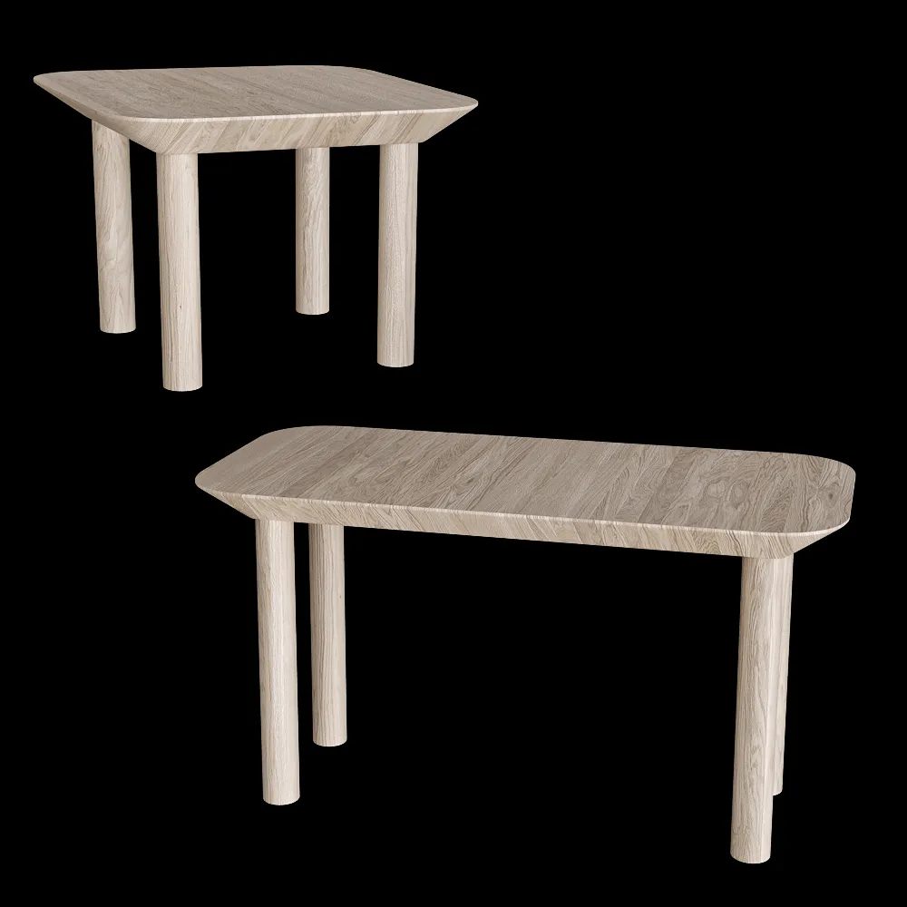 DIZA Collective  – Bench and stool ToTo 3ds Max