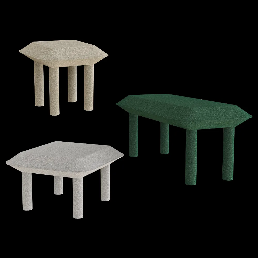 DIZA Collective  – Pouf TOTO 3ds Max