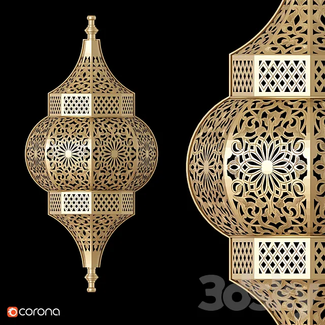 Dizi Wall Light Shade MWL808 3ds Max