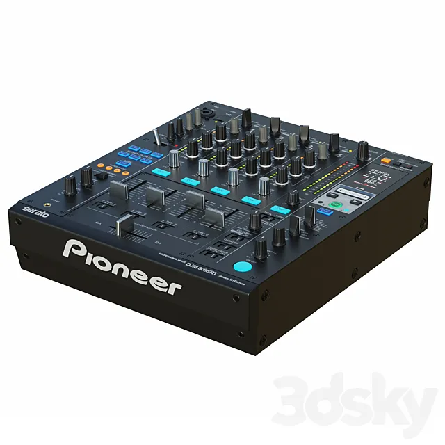 DJ Mixer Pioneer DJM-900SRT 3dsMax Model