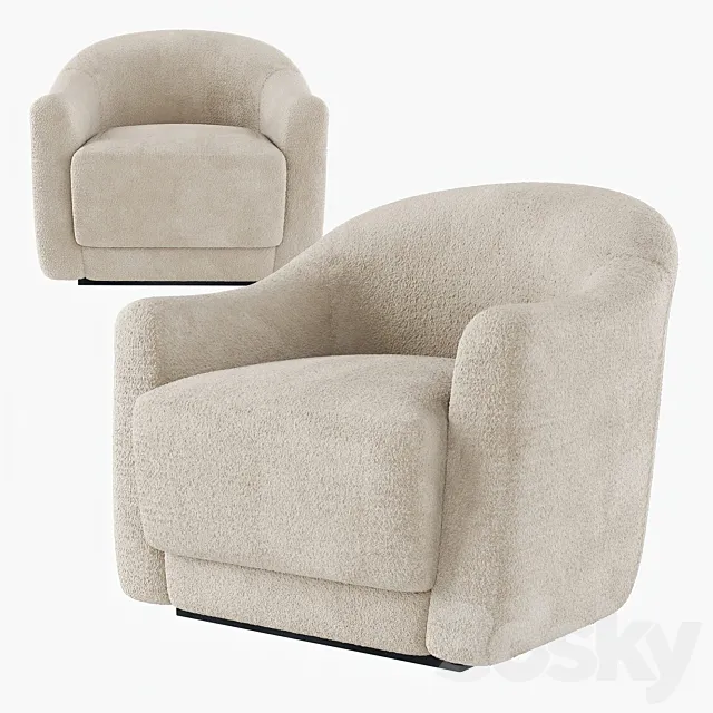 DJO armchair 3ds Max