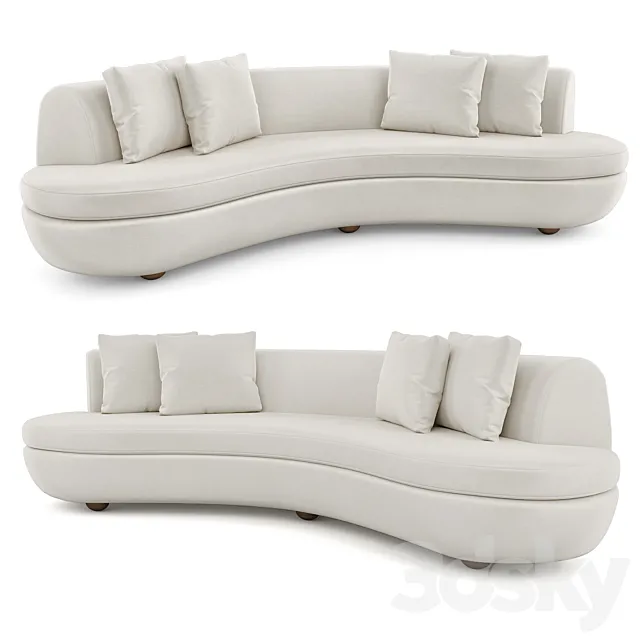 Dmitriy and Co Decca sofa 3ds Max
