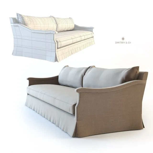 Dmitriy&Co VALLONE SOFA 3dsMax Model