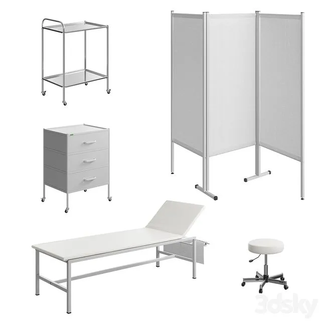 Doctor’s Office Furniture Kit 3dsMax Model
