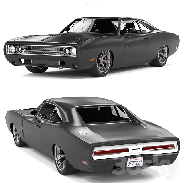 Dodge charger 3DS Max Model