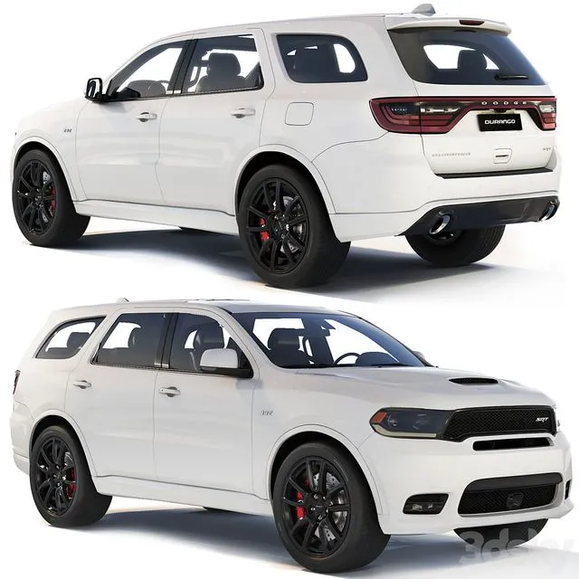 Dodge Durango SRT 2018 3dsMax Model