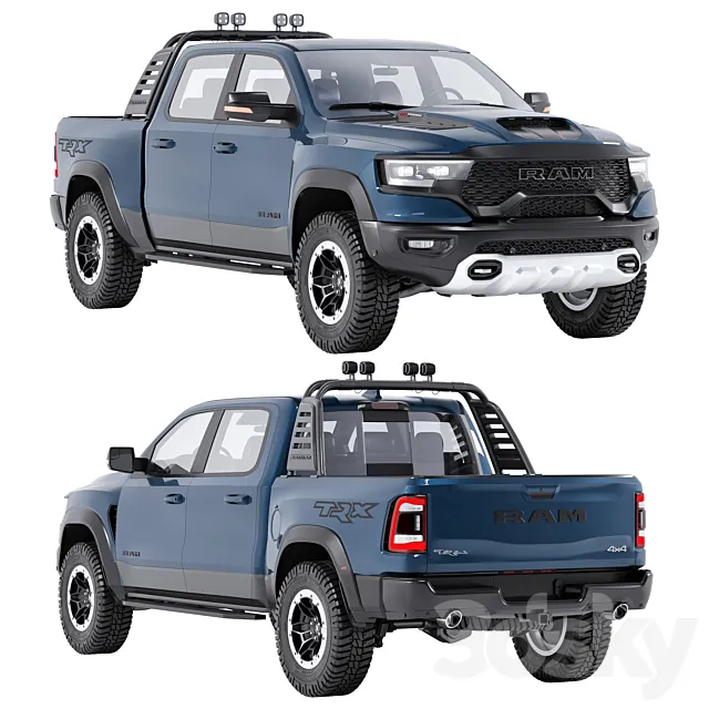 Dodge Ram 1500 TRX 3dsMax Model