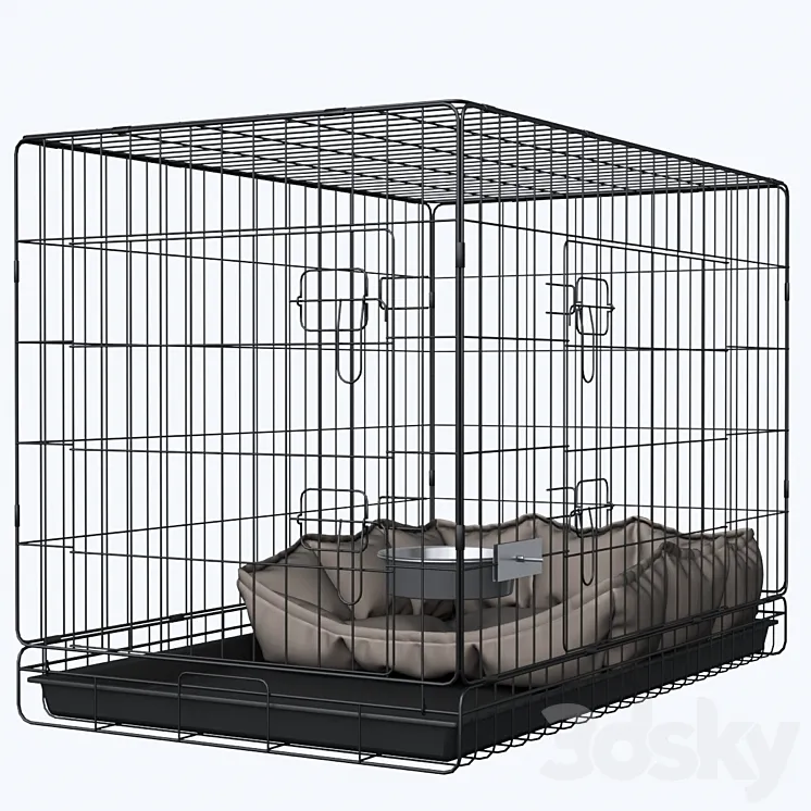 Dog cage 3DS Max Model