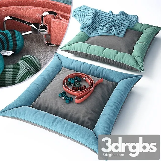 Dog pillows and accessories by chelsea dogs 3dsmax Download