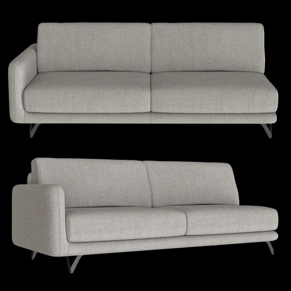 Doimo Salotti – Sofa Bristol Laterale 225 3ds Max