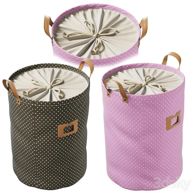 DOKEHOM Large Laundry Basket 3dsMax Model