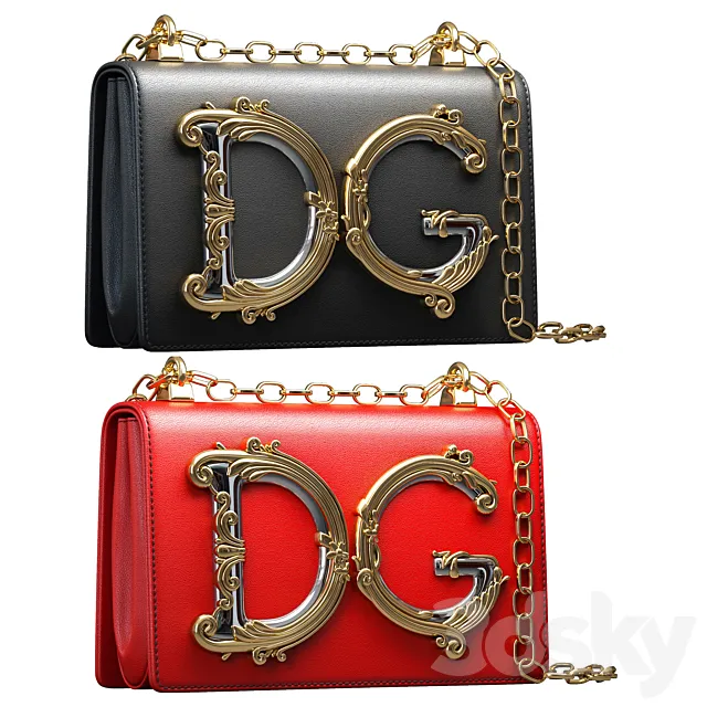 Dolce & Gabbana Dg Girls Mini Bag 3DSMax File