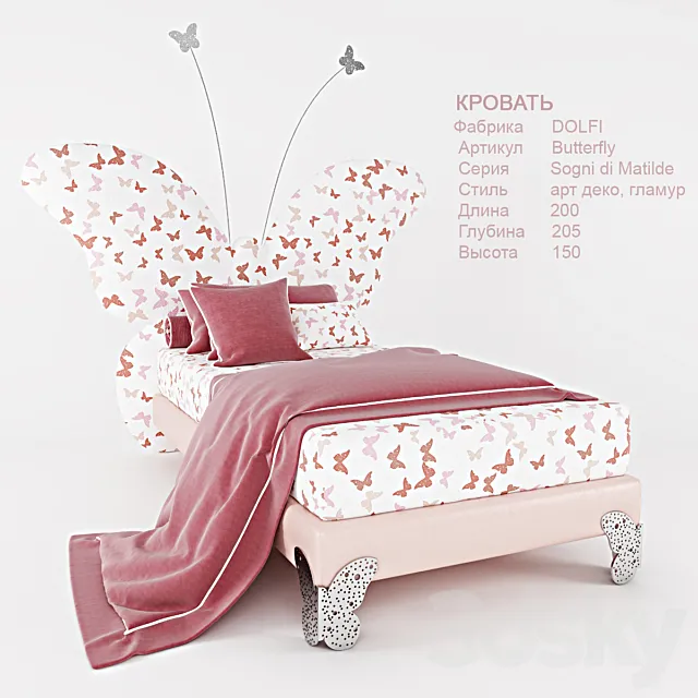 DOLFI Butterfly 3ds Max