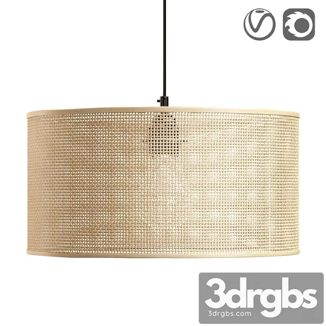 Dolkie wicker rattan lampshade or chandelier