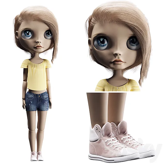 Doll 2 3DSMax File