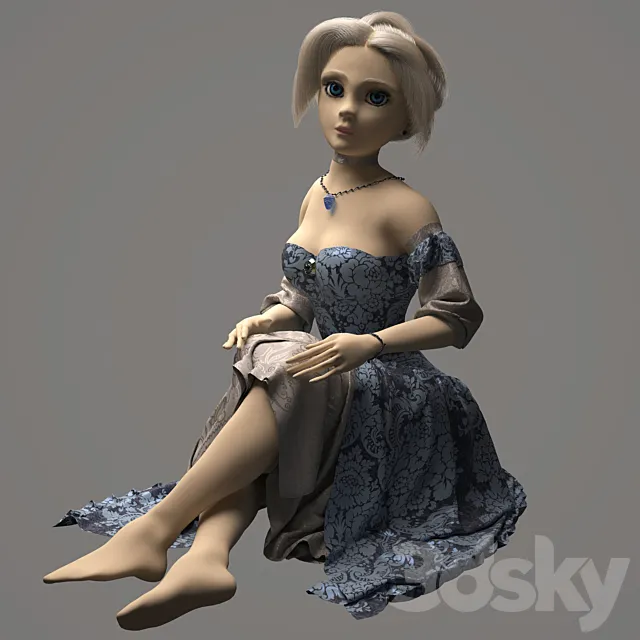 Doll “Anastasia” 3DSMax File