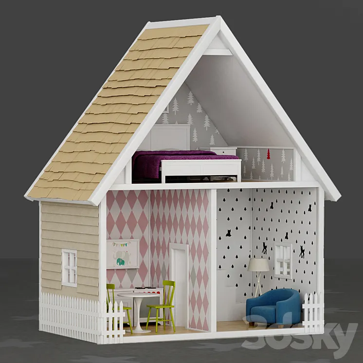 Doll house 3DS Max