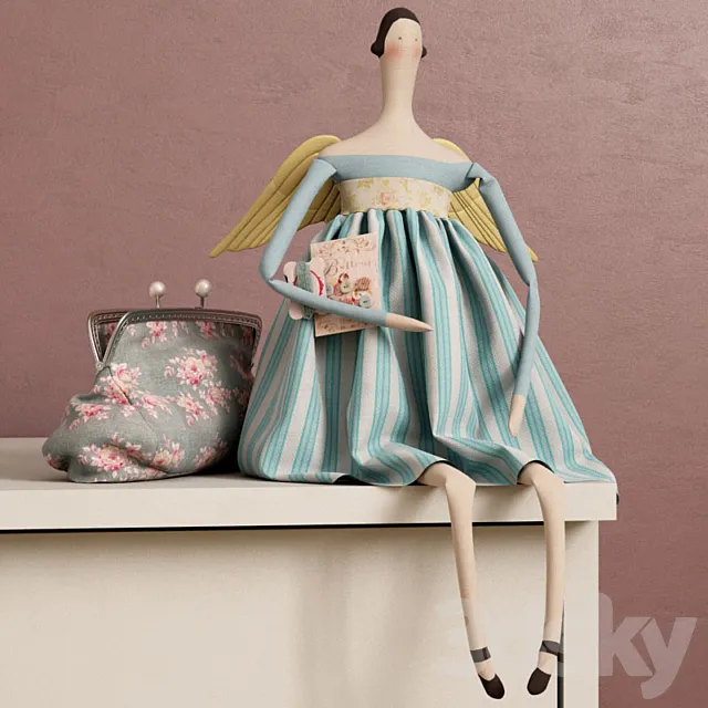 Doll tilde “Home Angel” from the collection 2014_2015 3DSMax File
