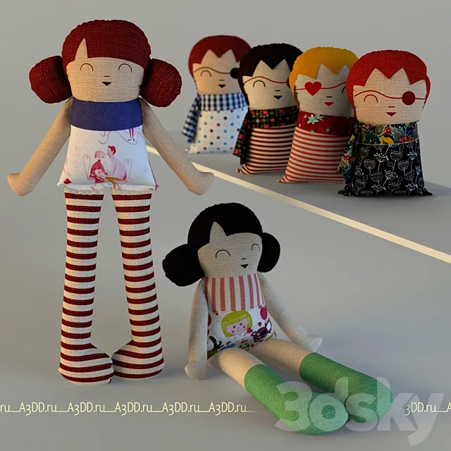 Dolls 3ds Max