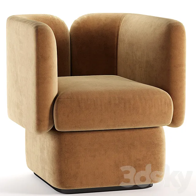 Dolly Armchair 3ds Max