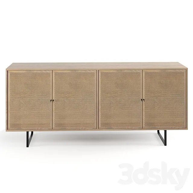 Dolores Cane Console 3ds Max