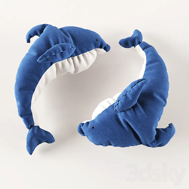 dolphin pillow 3DS Max