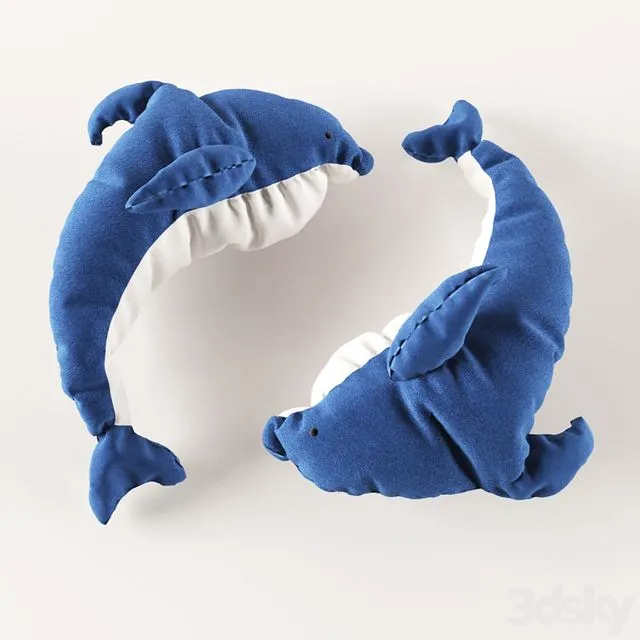 dolphin pillow 3dsMax Model