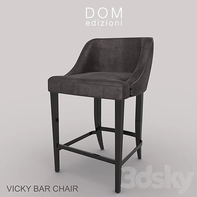 DOM_edizioni_Vicky_Bar_chair 3ds Max