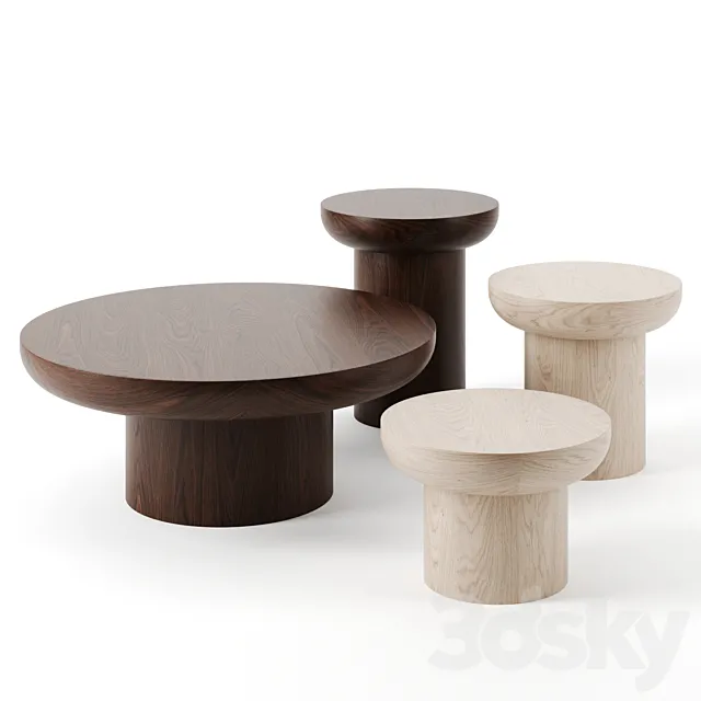 Dombak tables by Phase Design 3DSMax File