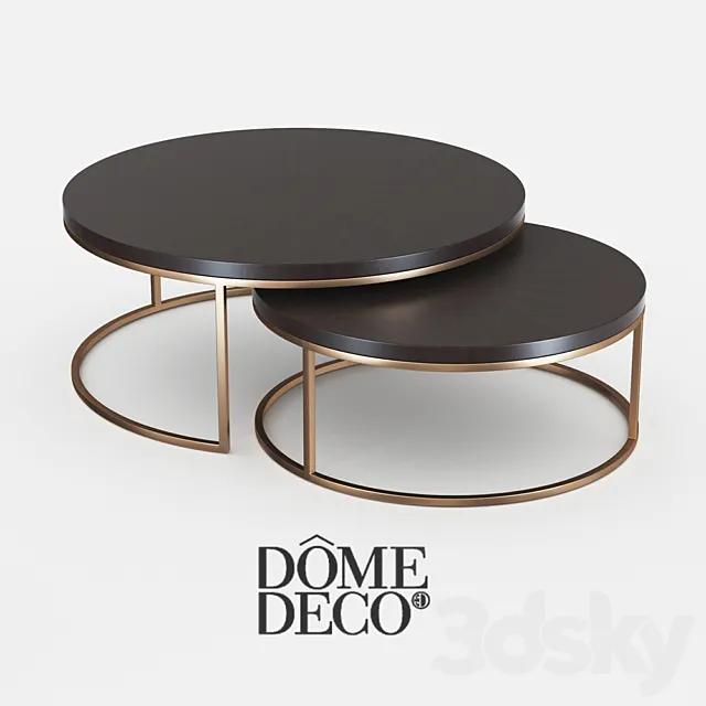 Dome deco coffee table 3DSMax File