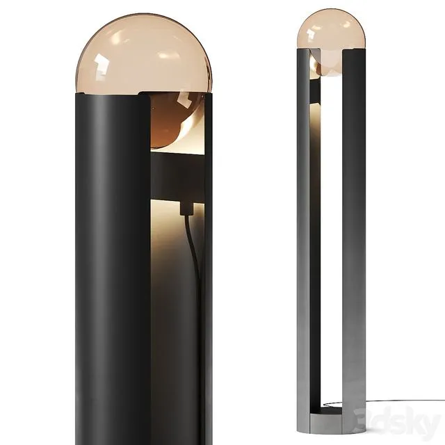 Dome Deco Heng Floor Lamp 3dsMax Model