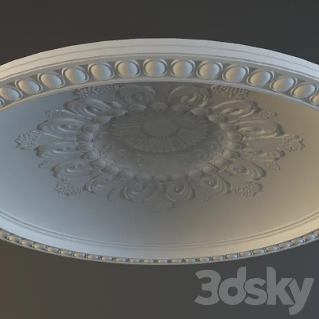 Dome Gaudi Decor 3DS Max Model